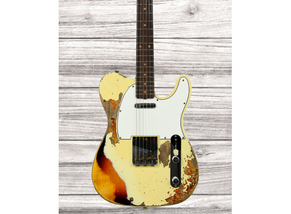 Fender Custom Shop Limited Edition 59 Telecaster Super Heavy Relic Aged Vintage White Chocolate 3TSB Fender Custom Shop Limited Edition 59 Telecaster Super Heavy Relic Aged Vintage White Chocolate 3TSB